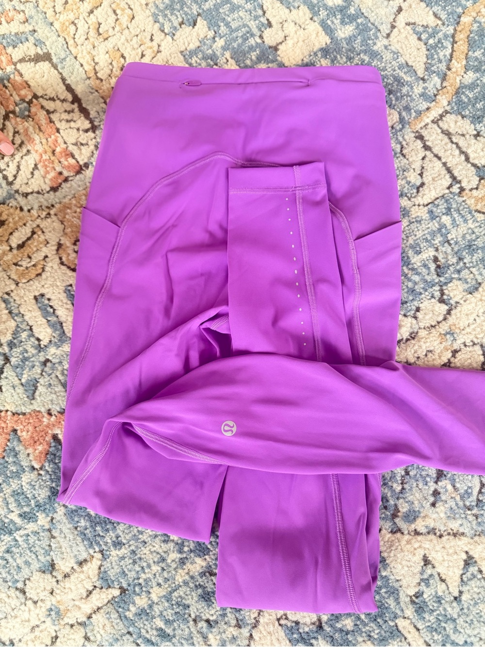 lululemon athletica Bright Purple Leggings with Side Pockets